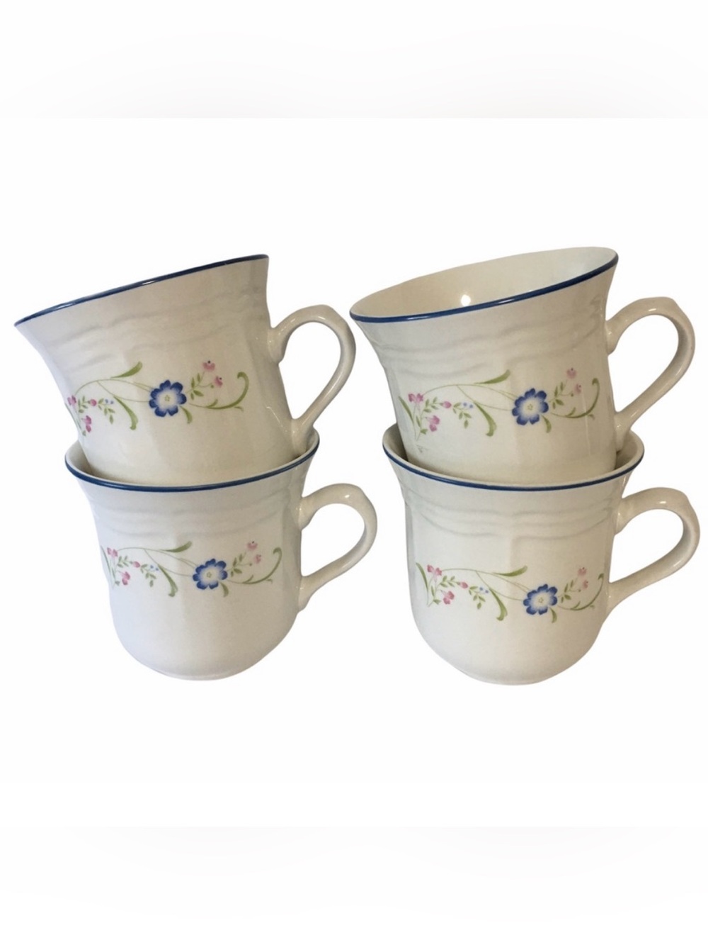 VTG Citation Shades Crest
Genuine Stoneware Floral Coffee Mugs Set of 4
